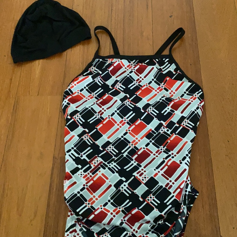 Speedo Circuit Board Flyback 1 piece Swimsuit - Picture 3 of 6